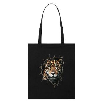 Jaguar - Tote bag bio Stanley/Stella - noir - Devant