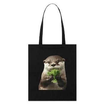 Otter - Stanley/Stella Organic Tote Bag - black - Front