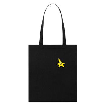POCHE POITRINE ÉTOILE - Tote bag bio Stanley/Stella - noir - Devant