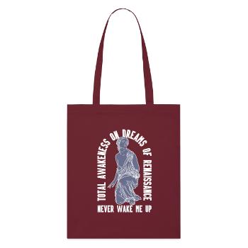 Dreams Of Renaissance Greek Mythology - Stanley/Stella Organic Tote Bag - burgundy - Front