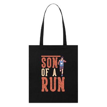 Jogging Son Of Run Sprinting Running - Stanley/Stella Organic Tote Bag - black - Front