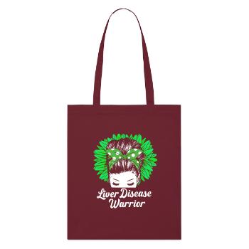 Maladie du foie - Tote bag bio Stanley/Stella - bordeaux - Devant