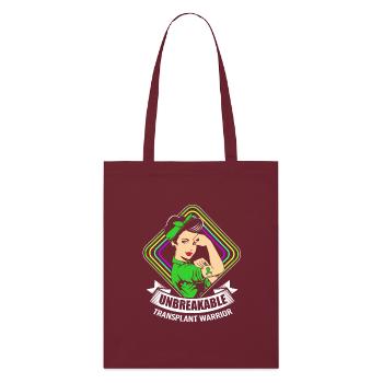 Maladie du foie - Tote bag bio Stanley/Stella - bordeaux - Devant