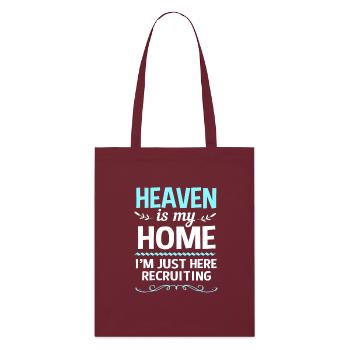 Pasteur des jeunes - Tote bag bio Stanley/Stella - bordeaux - Devant