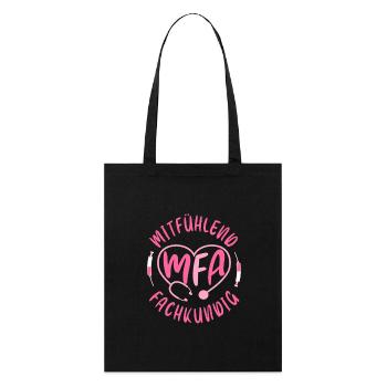 Assistant médical compatissant - Tote bag bio Stanley/Stella - noir - Devant