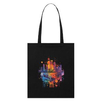 Rotterdam - Tote bag bio Stanley/Stella - noir - Devant