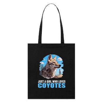 Coyotes Coyote - Tote bag bio Stanley/Stella - noir - Devant