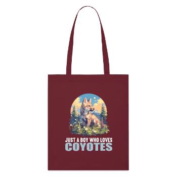 Coyotes Coyote - Tote bag bio Stanley/Stella - bordeaux - Devant