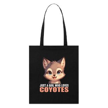 Coyotes Coyote - Tote bag bio Stanley/Stella - noir - Devant