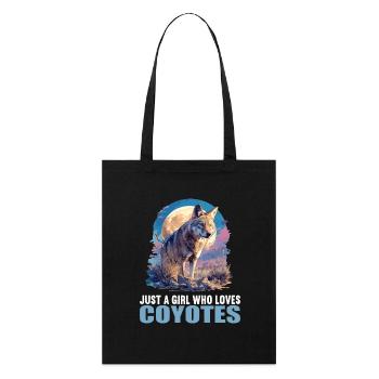 Coyotes Coyote - Tote bag bio Stanley/Stella - noir - Devant