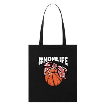 Baller Momlife Sportler Basketball - Stanley/Stella Bio-Stoffbeutel - Schwarz - Vorne