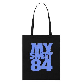 Sweet 84 - Stanley/Stella Organic Tote Bag - black - Front