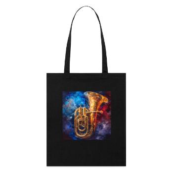 Tuba - Tote bag bio Stanley/Stella - noir - Devant