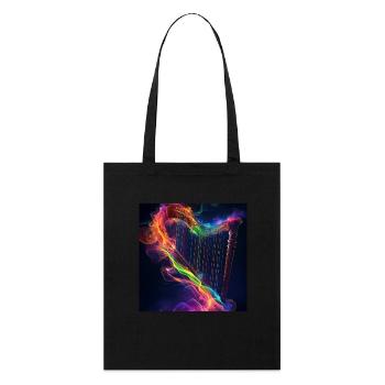 Harpe - Tote bag bio Stanley/Stella - noir - Devant