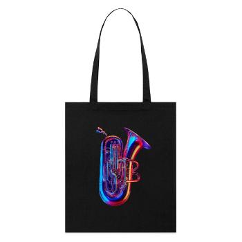 Tuba - Tote bag bio Stanley/Stella - noir - Devant