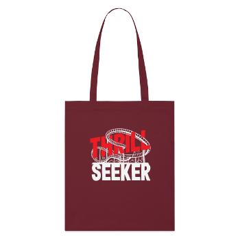 Thrill Seeker Roller Coaster Adventure - Tote bag bio Stanley/Stella - bordeaux - Devant
