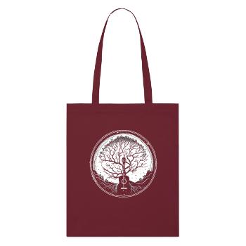 Yggdrasil Nature Musicien Arbre De Vie - Tote bag bio Stanley/Stella - bordeaux - Devant