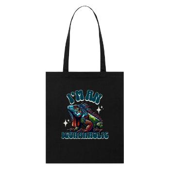 Iguane - Tote bag bio Stanley/Stella - noir - Devant
