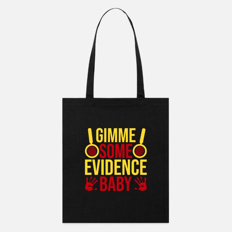 Donnez-moi des preuves à une majeure en sciences médico-légales - Tote bag bio Stanley/Stella - noir