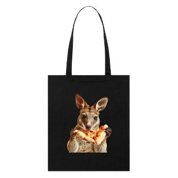 Wallaby - Stanley/Stella Bio-Stoffbeutel - Schwarz - Vorne