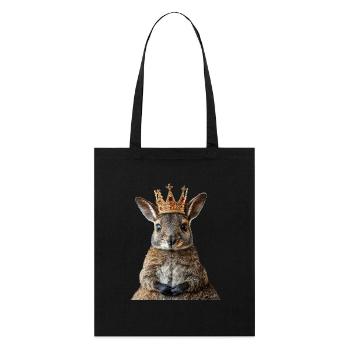 Wallaby - Stanley/Stella Bio-Stoffbeutel - Schwarz - Vorne