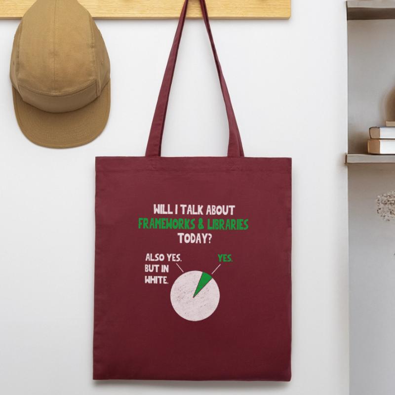 Codeur Programmeur Vais-je parler de Citation drôle Hum Tote bag bio Stanley/Stella