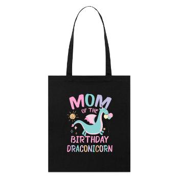 Maman de la fête de famille Dracon - Tote bag bio Stanley/Stella - noir - Devant