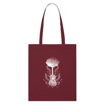 Yggdrasil Nature Musicien Arbre De Vie - Tote bag bio Stanley/Stella - bordeaux - Devant