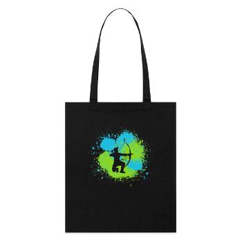 Archer Tir à l’arc - Tote bag bio Stanley/Stella - noir - Devant