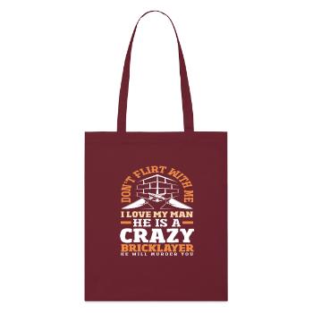 Mason Flirt Not Love My Madness - Tote bag bio Stanley/Stella - bordeaux - Devant