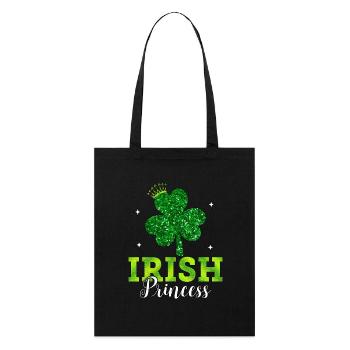 Princesse irlandaise - Tote bag bio Stanley/Stella - noir - Devant