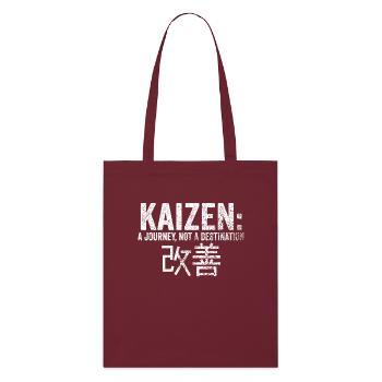 Kaizen : un voyage, pas une destination - Tote bag bio Stanley/Stella - bordeaux - Devant
