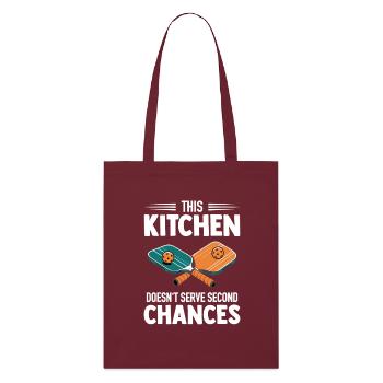 Pickleball - La cuisine ne sert pas de seconde chance - Tote bag bio Stanley/Stella - bordeaux - Devant