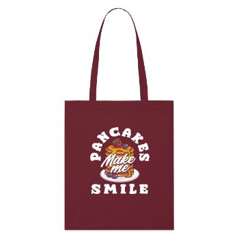 Les crêpes me font sourire - Tote bag bio Stanley/Stella - bordeaux - Devant