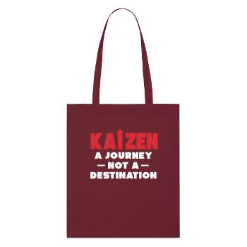 Kaizen : un voyage, pas une destination - Tote bag bio Stanley/Stella - bordeaux - Devant