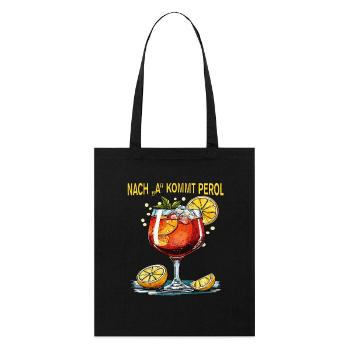 BOIRE APRÈS UN COME PEROL - Tote bag bio Stanley/Stella - noir - Devant