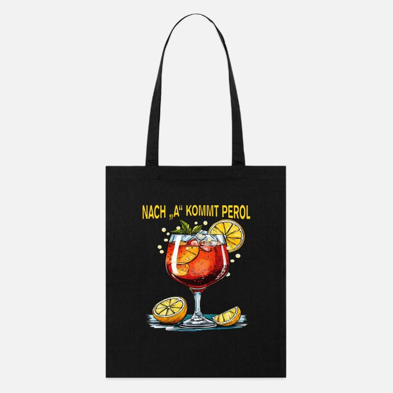 BOIRE APRÈS UN COME PEROL - Tote bag bio Stanley/Stella - noir