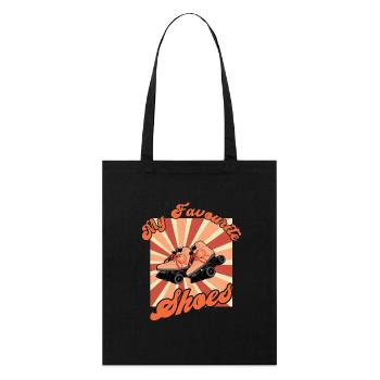 Rollerskater My Shoes Roller Skate Disco - Stanley/Stella Organic Tote Bag - black - Front