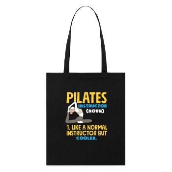 Entraîneur de Pilates Nomen Cool And Loose - Tote bag bio Stanley/Stella - noir - Devant