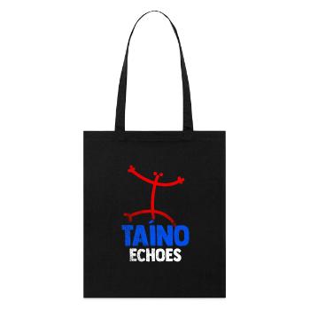 Taíno Echoes Caribbean Ancestry Pride - Stanley/Stella Organic Tote Bag - black - Front