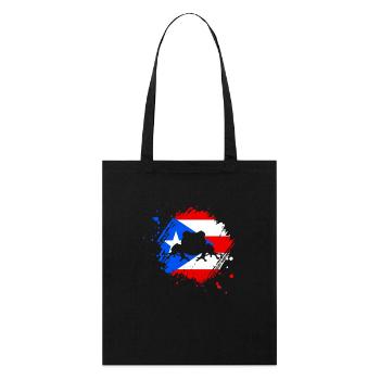 Taíno Echoes Caribbean Ancestry Pride - Stanley/Stella Organic Tote Bag - black - Front