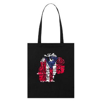 Taíno Echoes Caribbean Ancestry Pride - Stanley/Stella Organic Tote Bag - black - Front