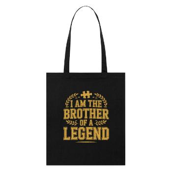 Frères et sœurs autistes - Tote bag bio Stanley/Stella - noir - Devant