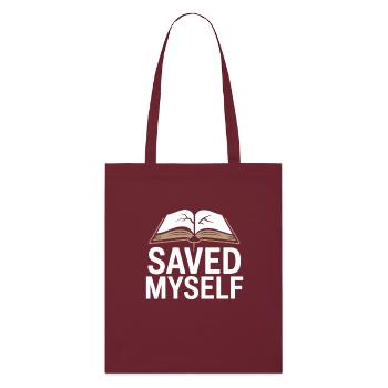 Former religious community survivors - Stanley/Stella Organic Tote Bag - burgundy - Front