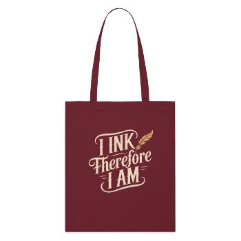Des personnes âgées tatouées vieillissant fièrement, - Tote bag bio Stanley/Stella - bordeaux - Devant