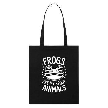 Frog Saying Toad Funny Frogs Gift - Stanley/Stella Organic Tote Bag - black - Front