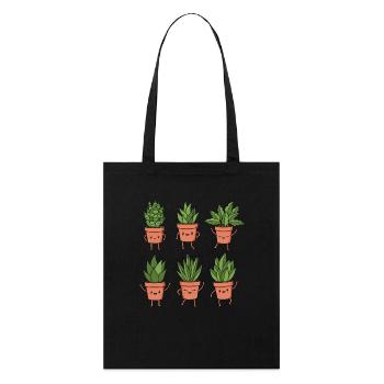Plant - Stanley/Stella Organic Tote Bag - black - Front