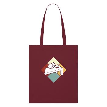 Passion du joueur de cornhole - Tote bag bio Stanley/Stella - bordeaux - Devant
