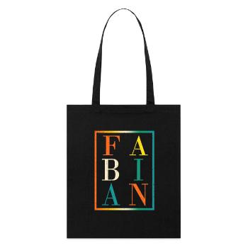 Fabian - Stanley/Stella Organic Tote Bag - black - Front
