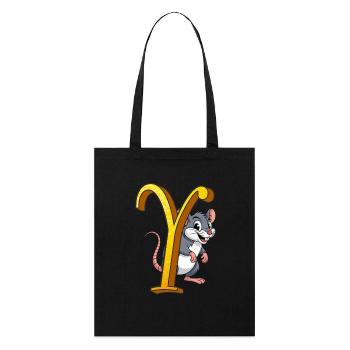 LETTER Y - Stanley/Stella Organic Tote Bag - black - Front